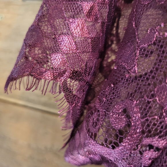 TORRID Babydoll Sheer Lace Short Sleeve Top NWT - Picture 6 of 8